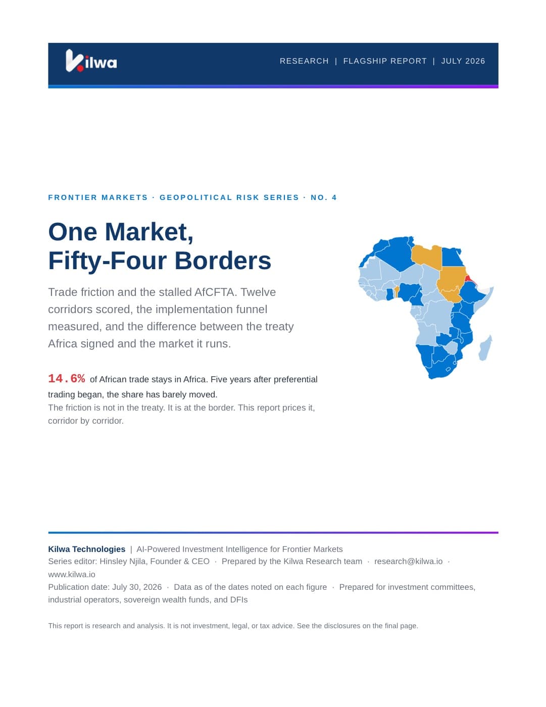 Cover of One Market, Fifty-Four Borders